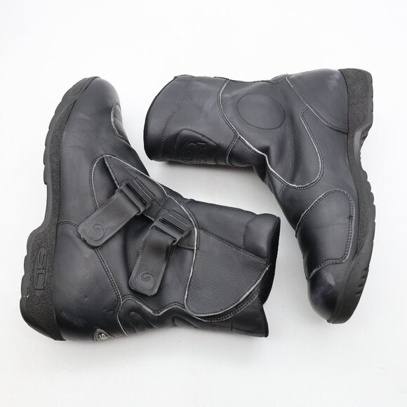 Sidi Scramble Rain Motorcycle Motorbike Men's EU 47 Boots Black Hook & Loop - Picture 8 of 10